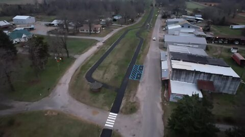 The Completed Community Walkway in Hickory Valley, TN