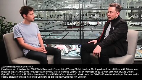 Artificial Intelligence | "We Must Have Democratization of AI Technology And Make It Widely Available. And That's Why You And Me And the Rest of the Team ($1 Billion of Funding from Bill Gates) Created Open AI." - Elon Musk