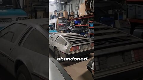 This delorian was abandoned with only 977 miles on it 🤯