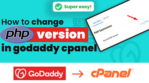 How to change php version in cPanel GoDaddy