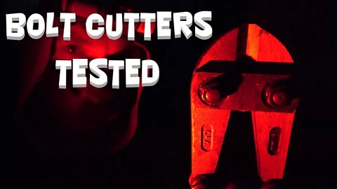 Mastercraft Bolt Cutters TESTED AT NIGHT!!!