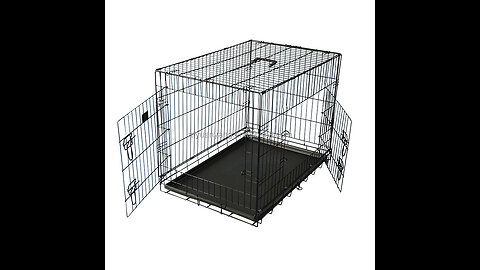 Review 182430364248 inch Dog Crate for Small Medium Large Dogs Indoor Outdoor, Folding Wir...