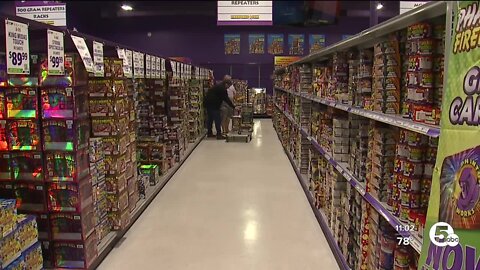 Northeast Ohioans stock up on fireworks as new state law approaches July 1