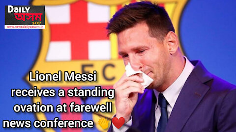 'I wanted to stay’: Lionel Messi tearful at Barcelona exit.