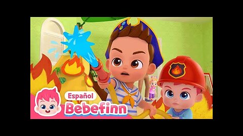 ¡Hay un incendio! | Camión de Bomberos🚒 | Canciones Infantiles | Bebefinn en español