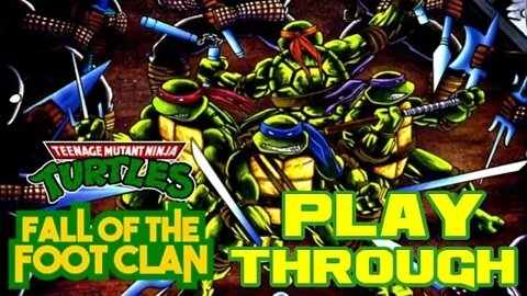 Teenage Mutant Ninja Turtles: Fall of the Foot Clan - Game Boy Playthrough 😎Benjamillion