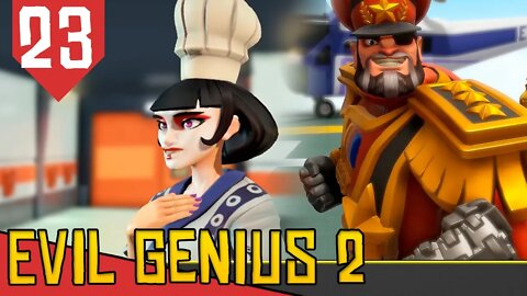 ASSASSINA do SUSHI - Evil Genius 2 Ivan Vermelho #23 [Gameplay PT-BR]