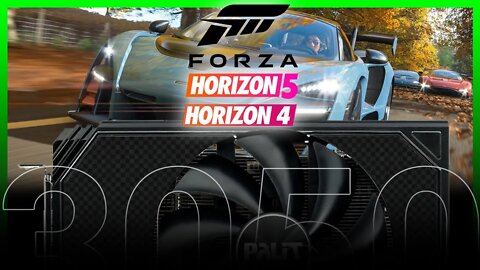 RTX 3050 8GB - FORZA HORIZON 4 E 5