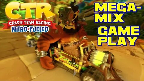 Crash Team Racing: Nitro Fueled - MegaMix - PlayStation 4 Gameplay 😎Benjamillion