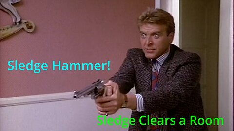 Sledge Hammer! Nobody Clears a Room like Sledge #funny #comedy #classictv