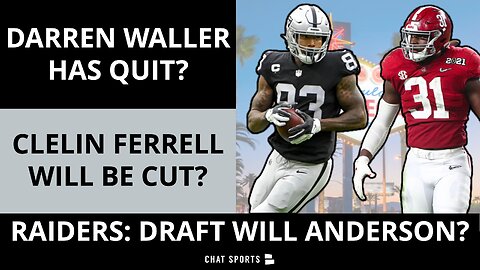 Raiders TE Darren Waller has QUIT?