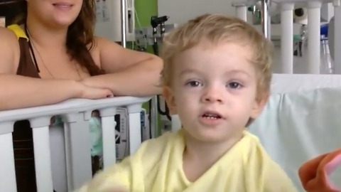 Two-year-old suffering from autoimmune disease