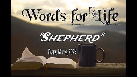 Words for Life: Shepherd (Week 18)