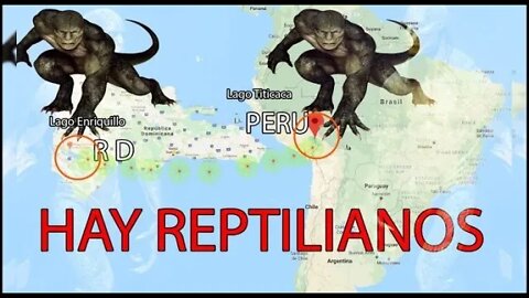 REPTILIANOS EN EL LAGO TITICACA Y ENRIQUILLO (Republica Dominicana y Perú )