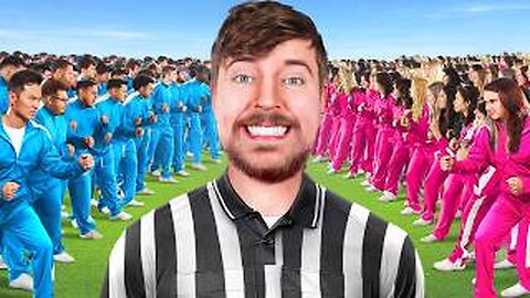 Mr Beast |100 Boys Vs 100 Girls For $500,000 | like & follow Mr Beast Vlogss