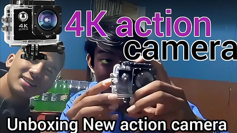 Unboxing New action camera || 4K ultra wife action camera || 2080