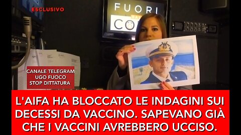 L'AIFA HA BLOCCATO LE INDAGINI SUI DECESSI DA VACCINO. SAPEVANO CHE AVREBBERO UCCISO.