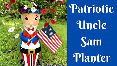 Independence Day Crafts: Patriotic Uncle Sam Planter | 4th of July Planter