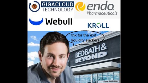 END OF TRADING WRAP UP $ENDP $BBBY $GCT / #WEBULL PLANNED FIASCO @SIGA #MONKEYPOX