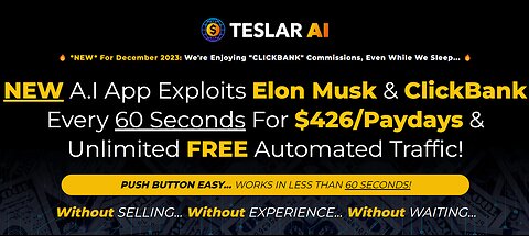 TESLAR AI Review | $426/Paydays & Unlimited FREE Automated Traffic!