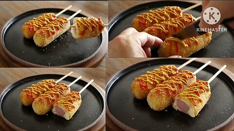 BREAD ROLL CHEESE HOTDOG 🌭