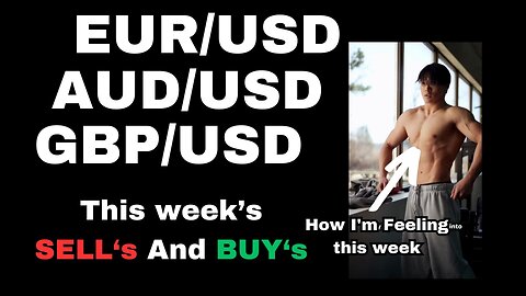 EUR, AUD, GBP/USD Analysis: marking the chart's Preparing for this week | NO COMMENTARY