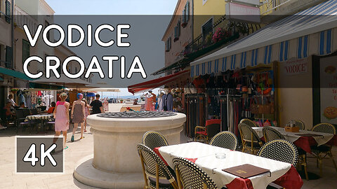 Walking Tour: Vodice, Croatia - 4K UHD Virtual Travel