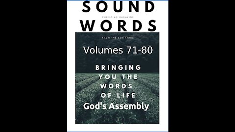 Sound Words, God’s Assembly