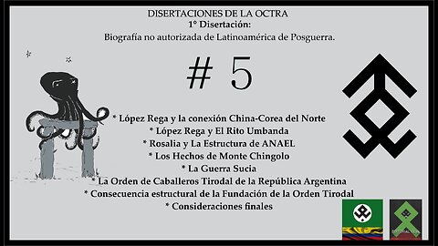 5. Disertaciones de la OCTRA - Audiolibro. 1° Disertación