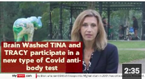 Brain Washed TINA and TRACY participate in a new type of Covid antibody test