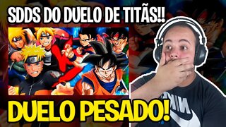 REACT Goku, Gohan e Bardock VS. Naruto, Boruto e Minato | Duelo de Titãs