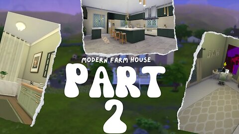 Cottage Living Modern Farm House Build Decorating! (Part 2) (Speed Build)