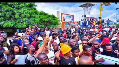 Happening Now! EBUBE AGU MUST GO! On Going Protest Against The 14 Youths Killed In IMO STATE