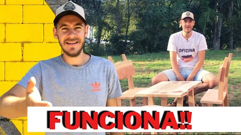 Esse Método de Montagem FUNCIONA. Como fazer uma mesa de centro | How to Make a Table