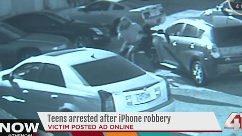 Teens arrested after iPhone robbery