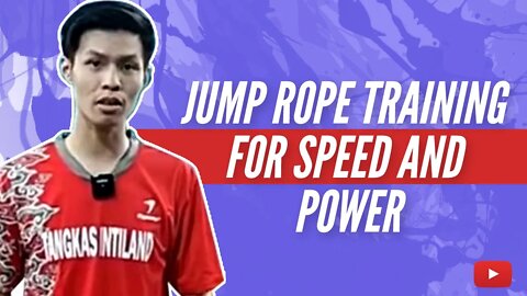 Jump Rope Training for Speed and Power featuring Nathanael Abednego - (Eng Subs) #badminton