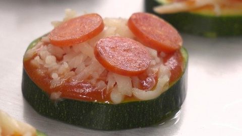 Zucchini Pizzas