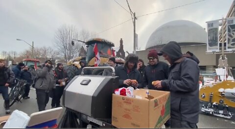 CTV news is reporting there's a BBQ on Avenue Rd. Toronto