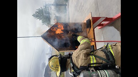 Flashover example in doll house