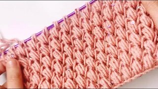 🧶Super Easy Tunisian Crochet Baby Blanket For Beginners