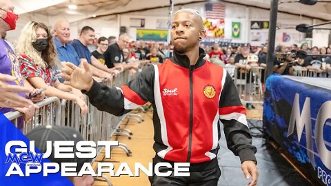 Lio Rush Returns at MCW Spring fever To Address the fans