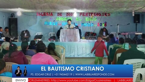 PARAM 2021: EL BAUTISMO CRISTIANO - EVANGELISTA EDGAR CRUZ