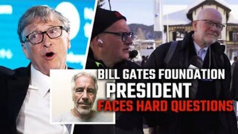 TENSE: Watch as Ezra Levant pummels Bill Gates Foundation President about Gates & Jeffrey Epstein