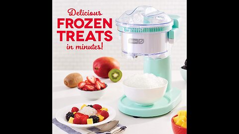 Ice Maker + Slushie Machine with Stainless Steel Blades