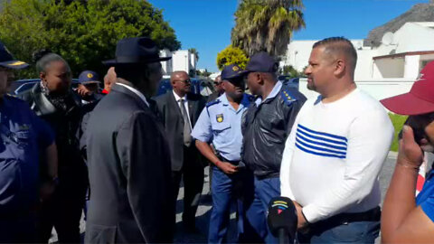 Bheki Cele Visits Home of Slain Magistrate, Romay van Rooyen