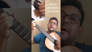 Ensinando a batida do Baião no violão #violão #violao