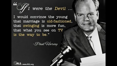 If I were the devil-Paul Harvey 1965 (Ep: 002)