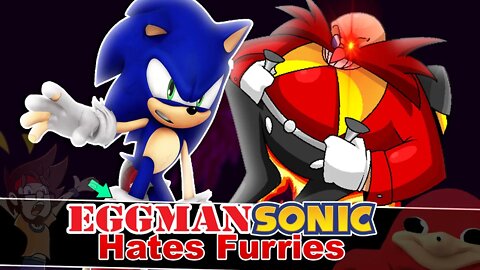 FAN GAME POLEMICA do SONIC | Eggman Hates Furries #shorts