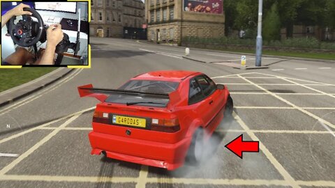 VOLKSWAGEN CORRADO VR6 Forza Horizon 4 gameplay Logitech g29