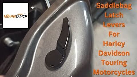 MD PRO MCP Saddlebag Latch Levers for Harley Davidson Touring Motorcycles